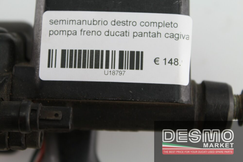 Semimanubrio destro completo pompa freno Ducati Pantah Cagiva