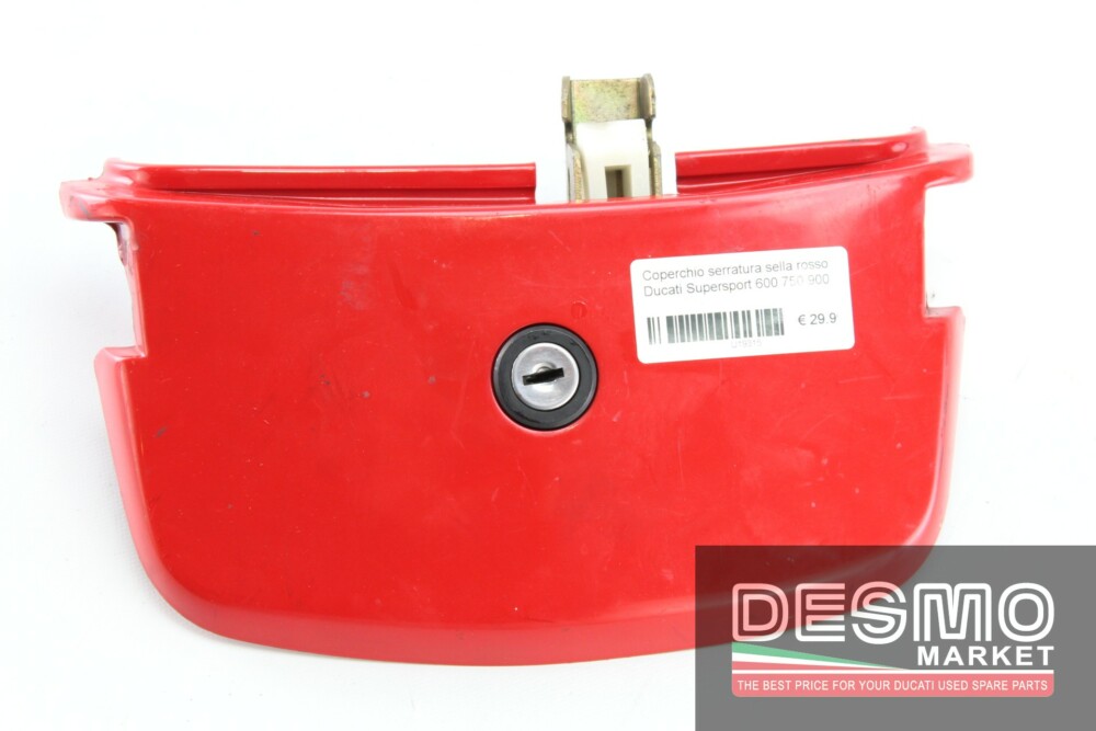 Coperchio serratura sella rosso Ducati Supersport 600 750 900