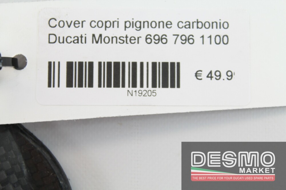 Cover copri pignone carbonio Ducati Monster 696 796 1100