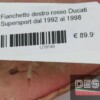 Fianchetto destro rosso Ducati Supersport dal 1992 al 1998