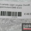 Kit cartelle copri cinghie Ducati Hypermotard 848 EVO