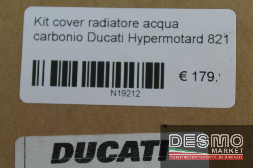 Kit cover radiatore acqua carbonio Ducati Hypermotard 821