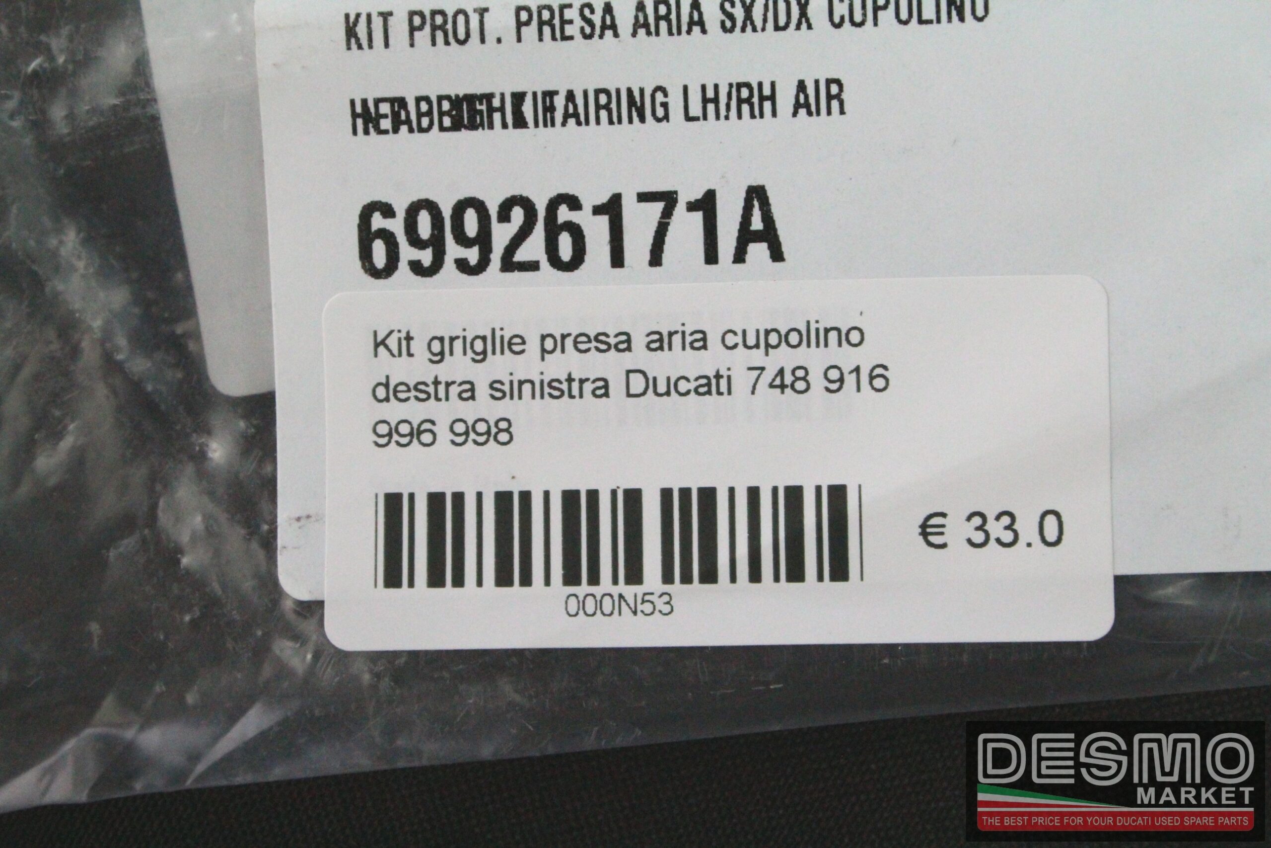 Kit griglie presa aria cupolino Ducati 748 916 996 998