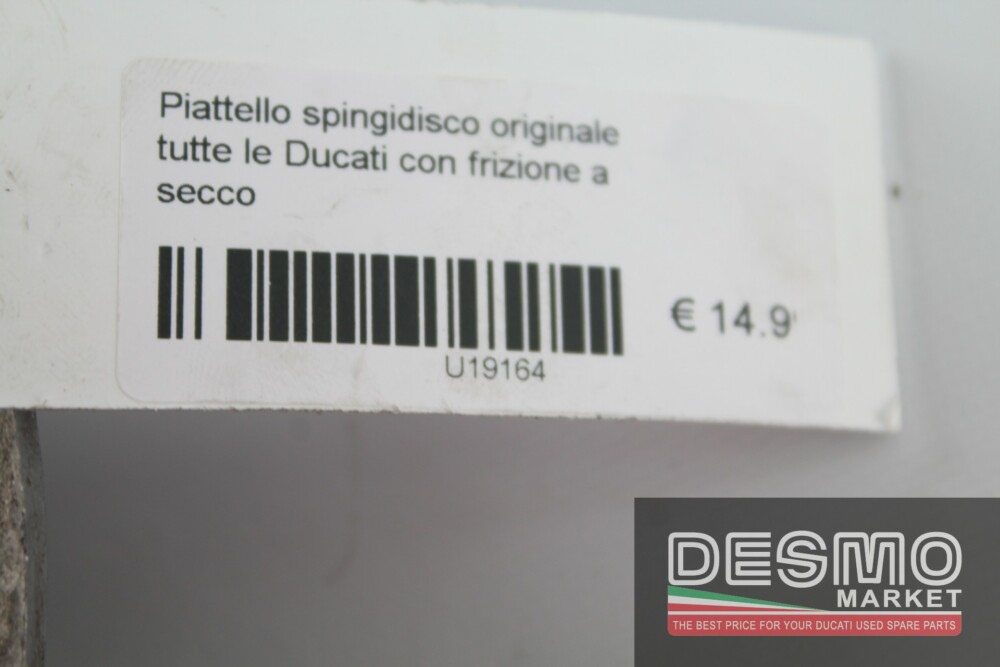 Piattello spingidisco originale tutte le Ducati con frizione a secco