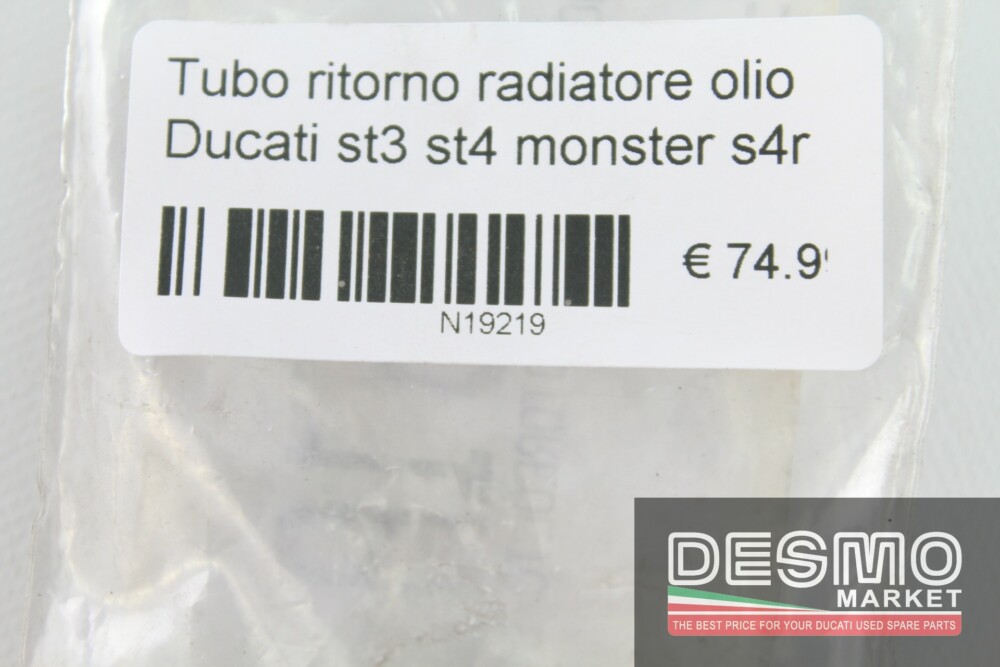 Tubo ritorno radiatore olio Ducati st3 st4 monster s4r
