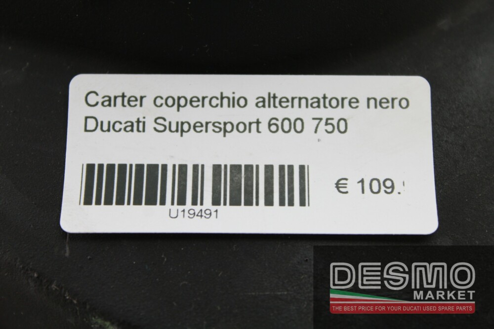 Carter coperchio alternatore nero Ducati Supersport 600 750