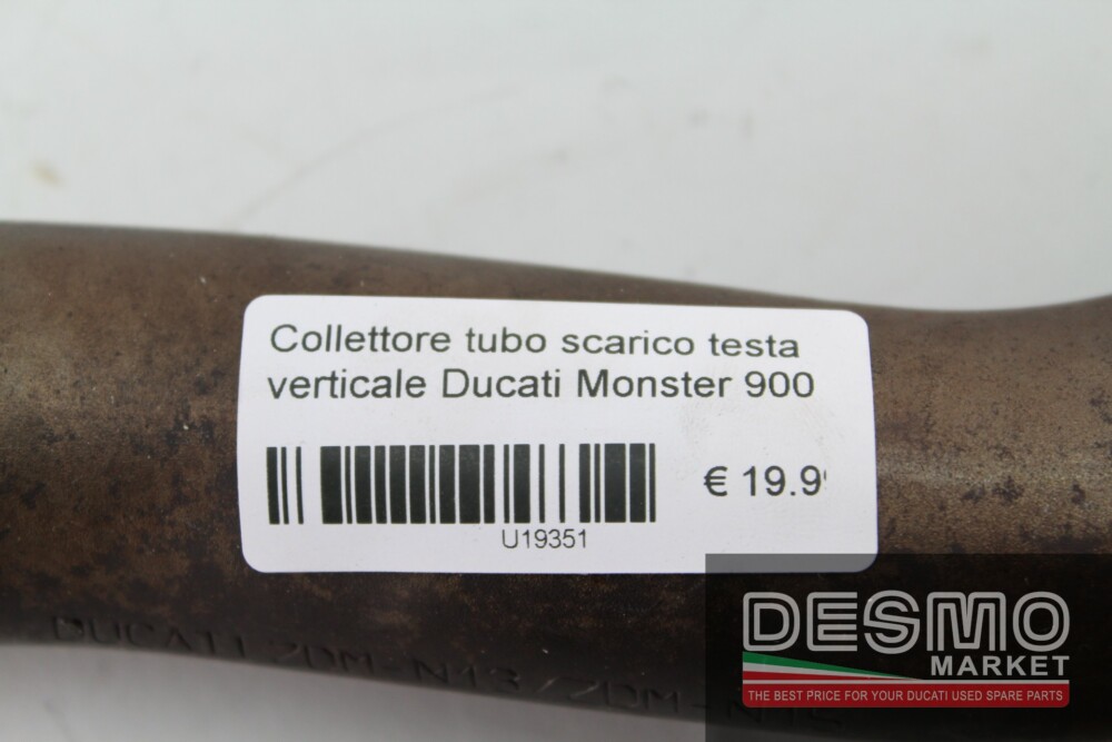 Collettore tubo scarico testa verticale Ducati Monster 900