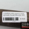 Collettore tubo scarico testa verticale Ducati Monster 900