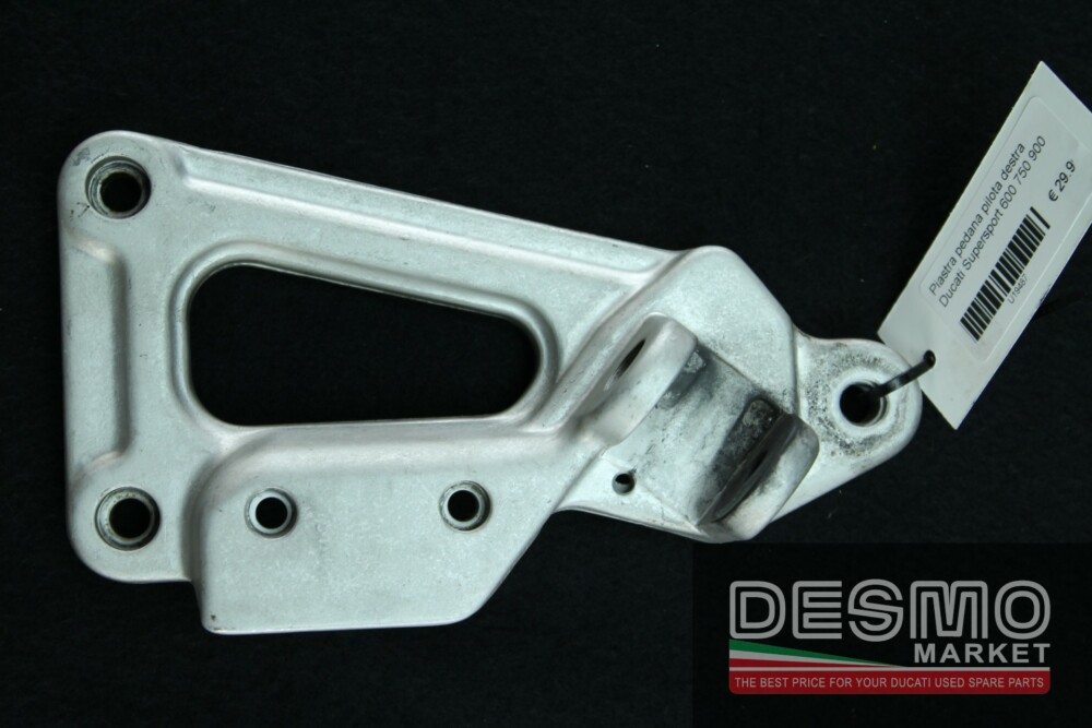 Piastra pedana pilota destra Ducati Supersport 600 750 900