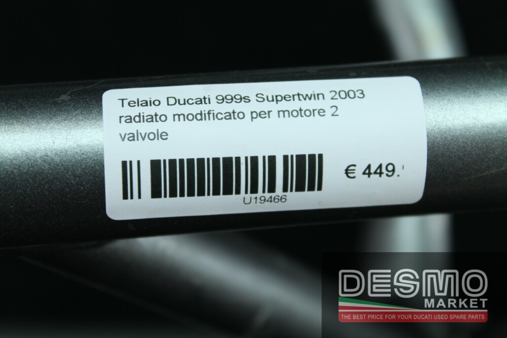 Telaio Ducati 999s Supertwin 2003 radiato modificato motore 2 valvole
