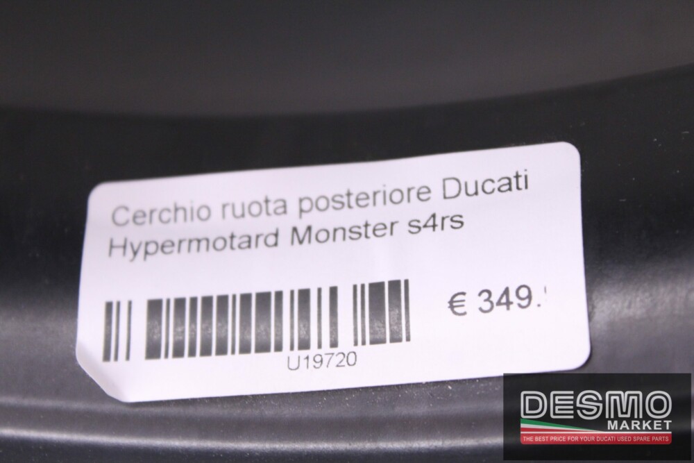 Cerchio ruota posteriore Ducati Hypermotard Monster s4rs