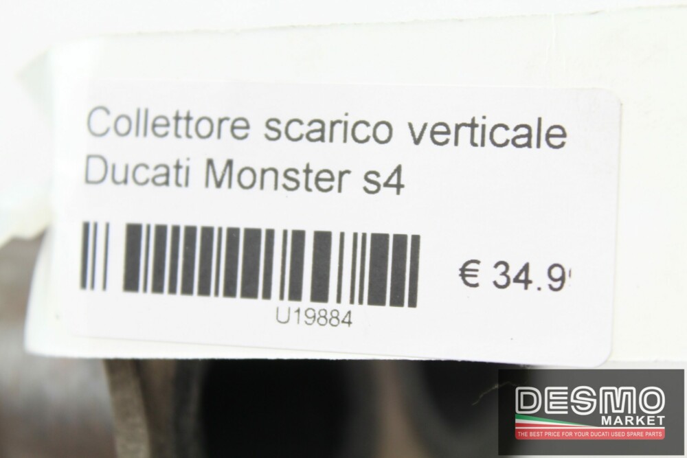 Vertical exhaust manifold collector Ducati Monster s4 - Image 4