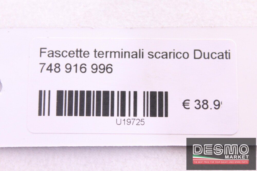 Fascette terminali scarico Ducati 748 916 996