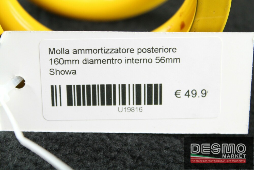 Molla ammortizzatore posteriore 160mm diamentro interno 56mm Showa