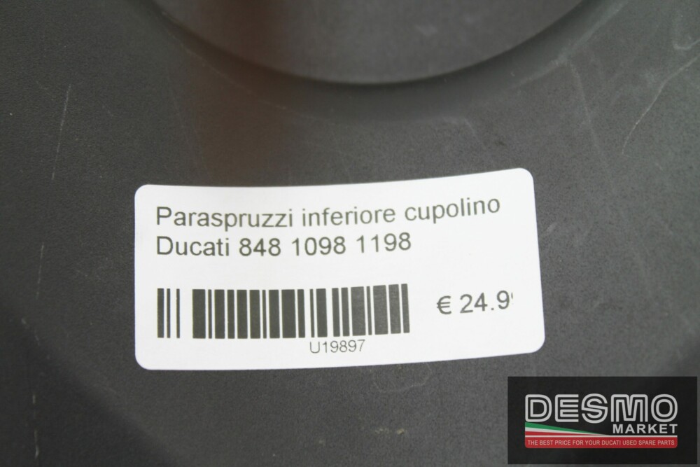 Paraspruzzi inferiore cupolino Ducati 848 1098 1198