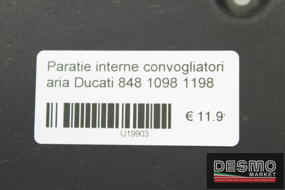 Paratie interne convogliatori aria Ducati 848 1098 1198