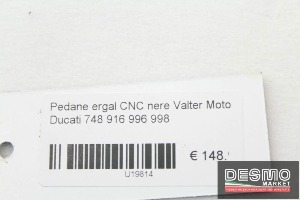 Pedane ergal CNC nere Valter Moto Ducati 748 916 996 998