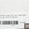 Pedane ergal CNC nere Valter Moto Ducati 748 916 996 998