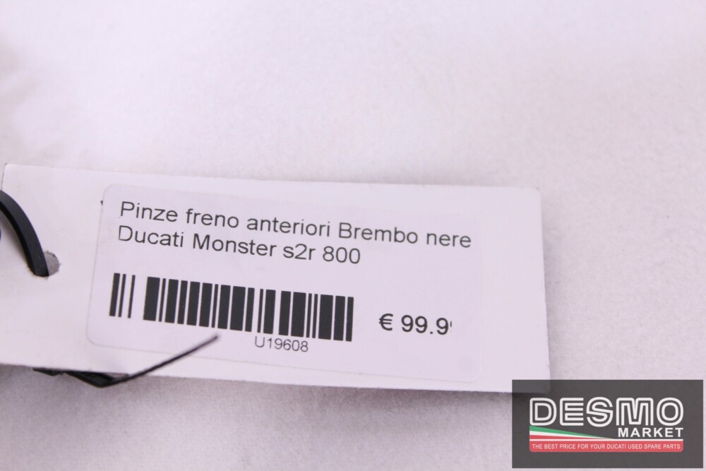 Pinze freno anteriori Brembo nere Ducati Monster s2r 800