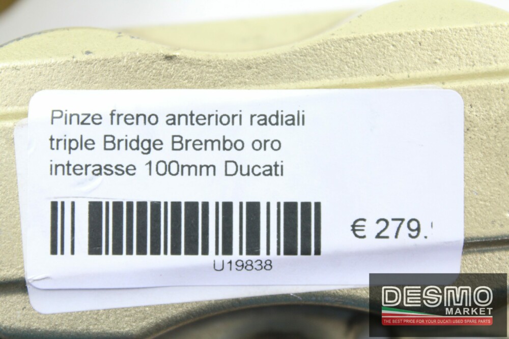 Brembo radial triple bridge wheelbase 100mm Ducati - Image 5