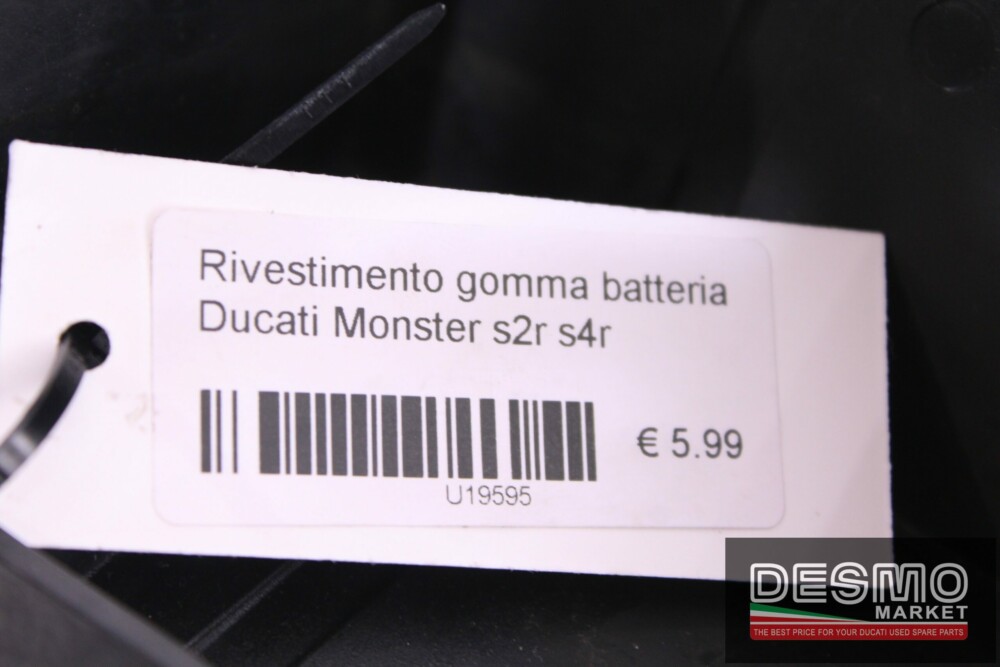 Rivestimento gomma batteria Ducati Monster s2r s4r
