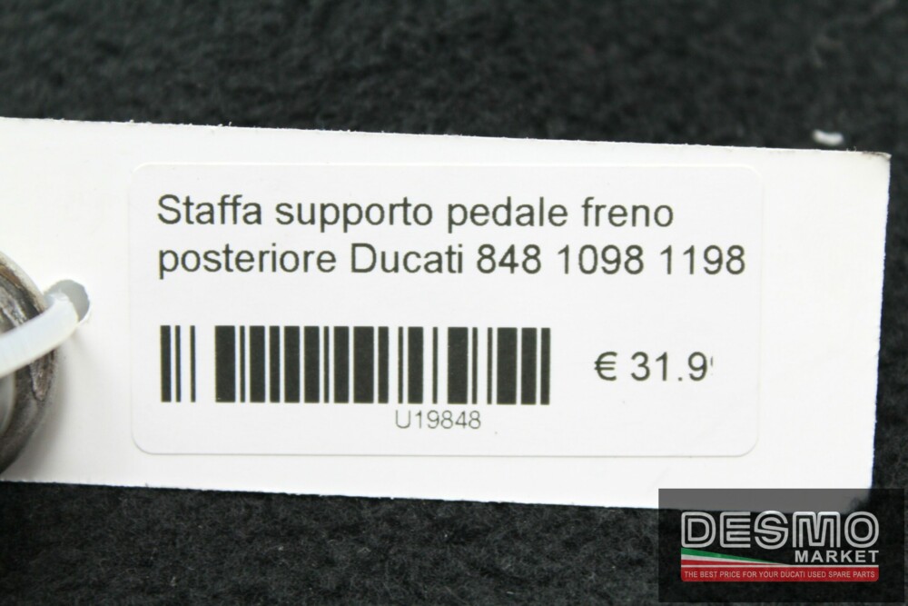Staffa supporto pedale freno posteriore Ducati 848 1098 1198