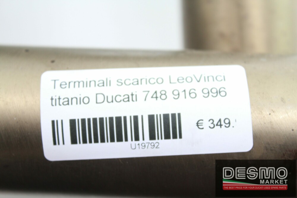 Terminali scarico LeoVinci titanio Ducati 748 916 996