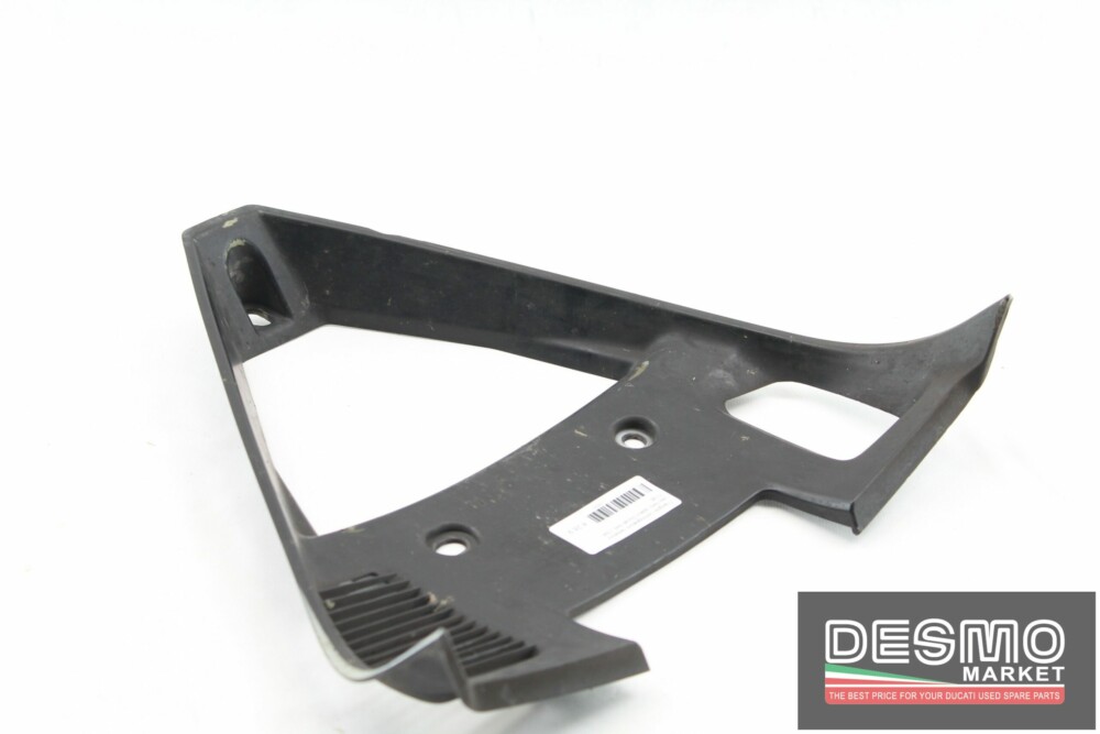 Triangolo convogliatore radiatore olio nero opaco Ducati 848 1098 1198