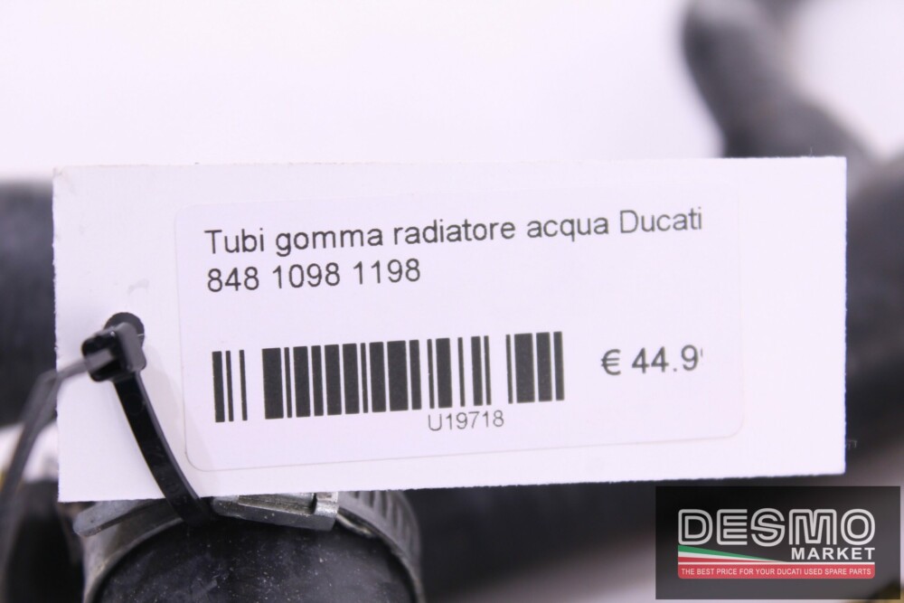 Tubi gomma radiatore acqua Ducati 848 1098 1198