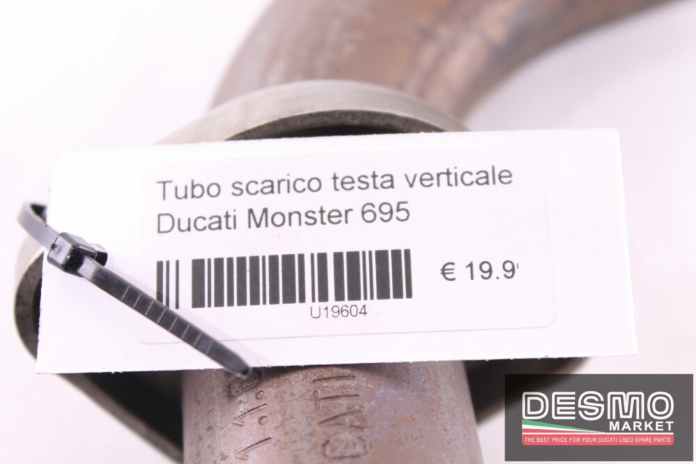 Tubo scarico testa verticale Ducati Monster 695