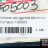 Volano alleggerito alluminio Ferracci F05003