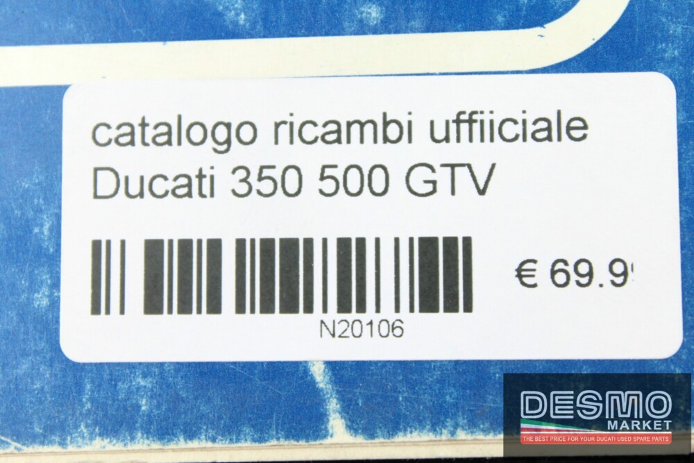 catalogo ricambi ufficiale Ducati 350 500 GTV