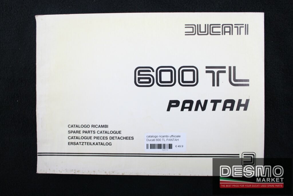 catalogo ricambi ufficiale Ducati 600 TL PANTAH