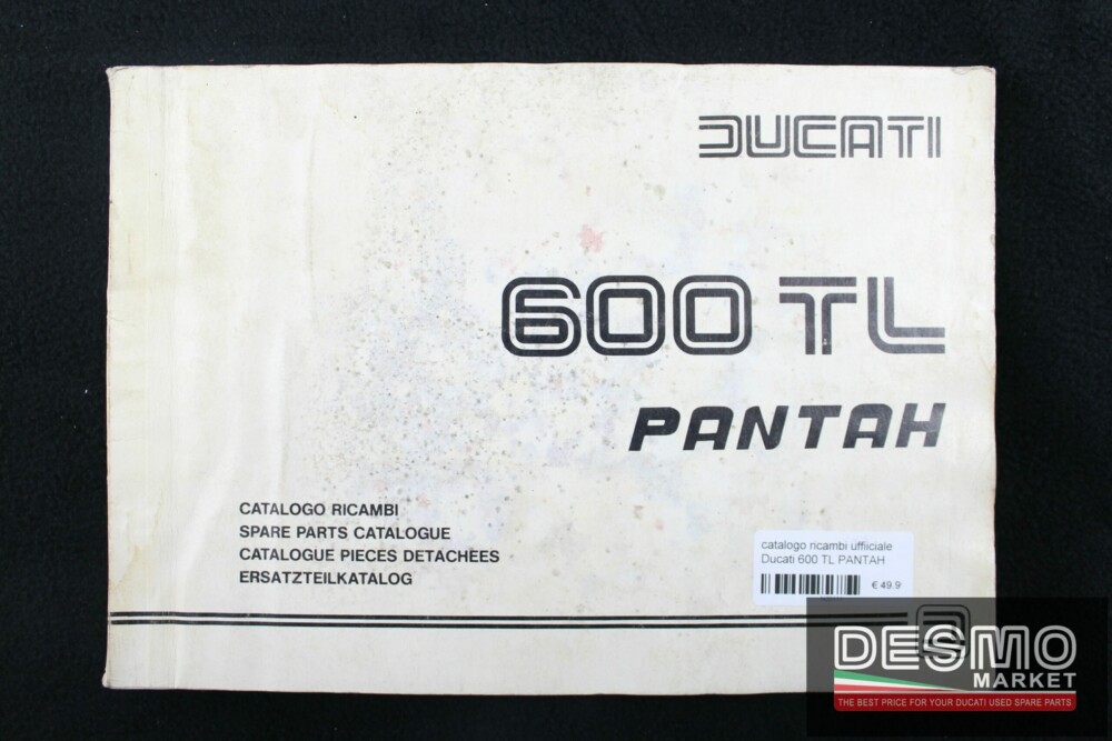 catalogo ricambi ufficiale Ducati 600 TL PANTAH