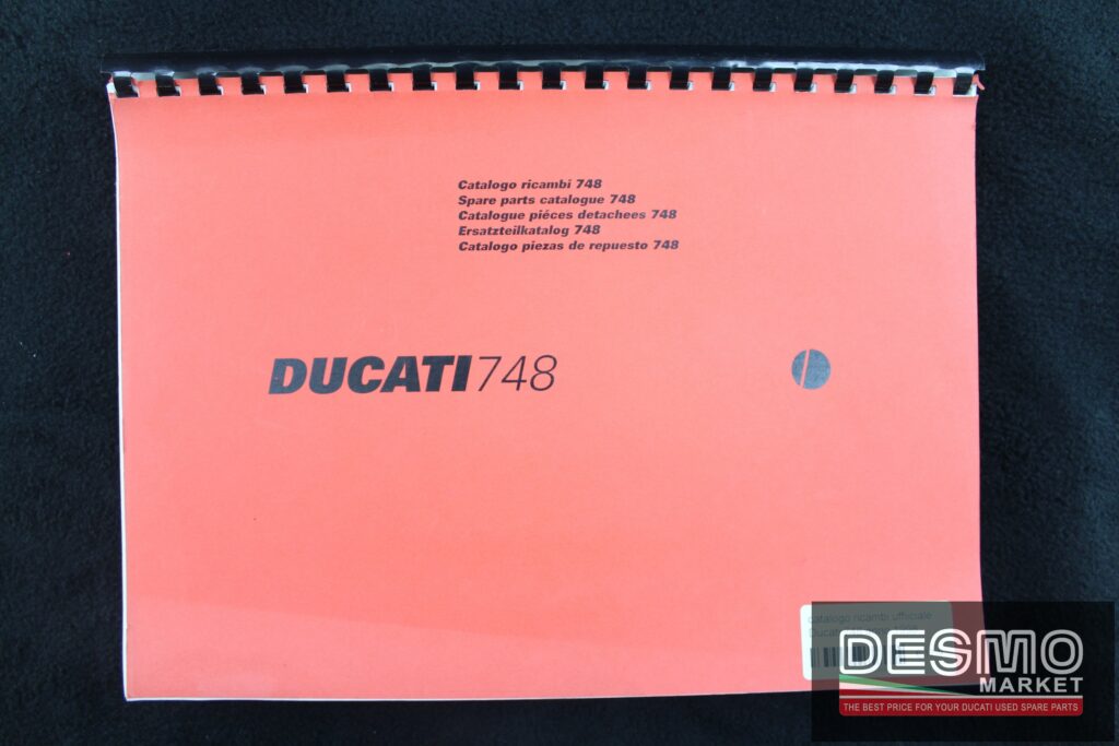 catalogo ricambi ufficiale Ducati 748 anno 1998