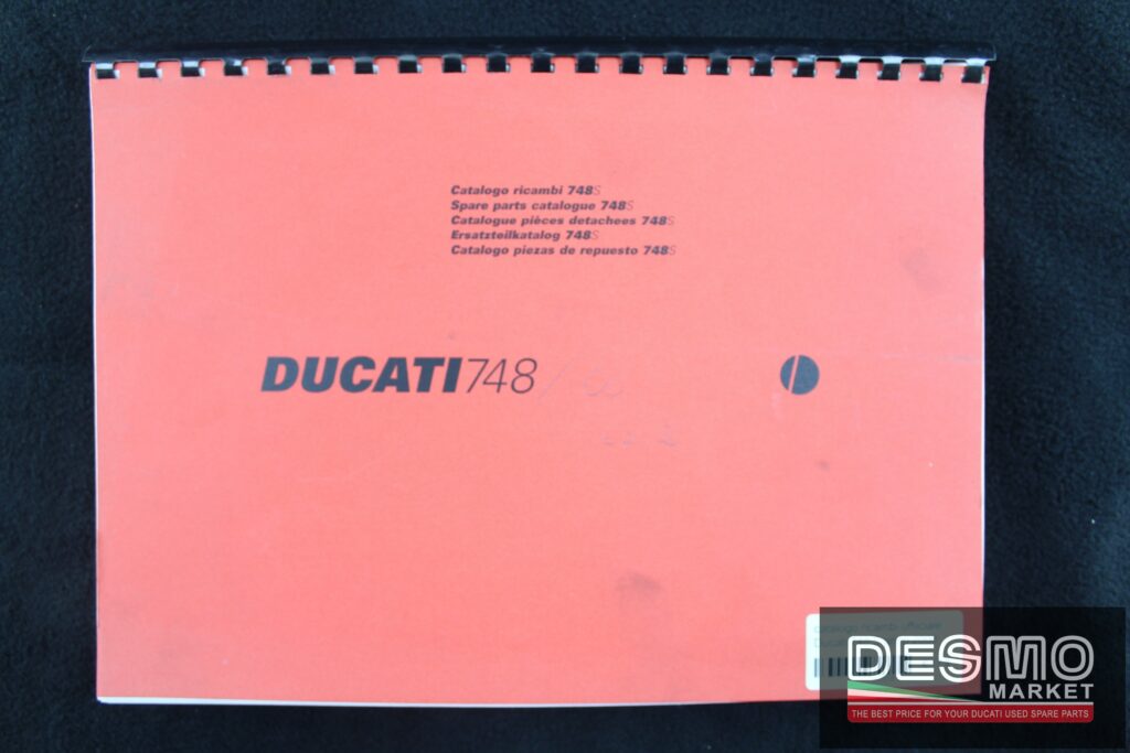 catalogo ricambi ufficiale Ducati 748 S anno 2000