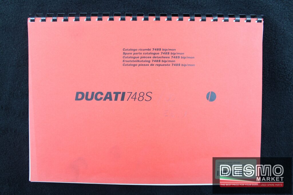 catalogo ricambi ufficiale Ducati 748 S biposto/monoposto anno 2000