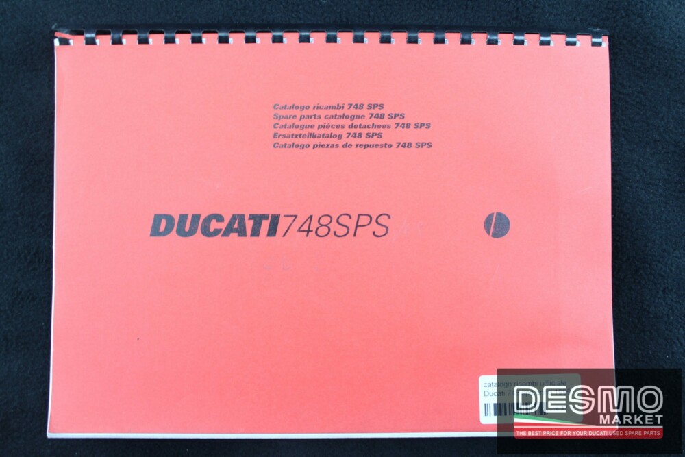 Official catalogue parts Ducati 748 sps MY 1999