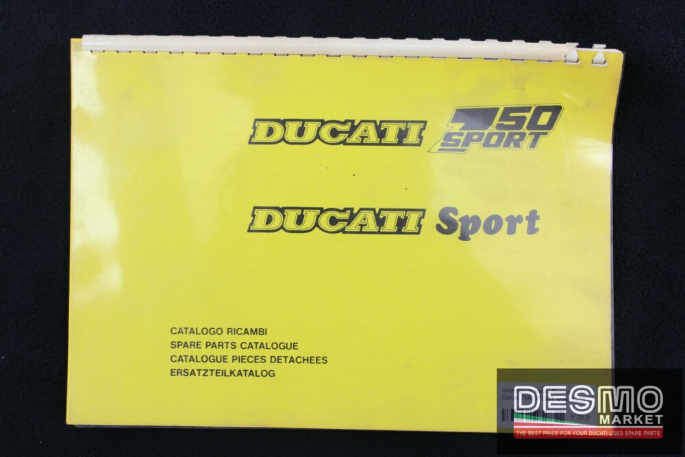 catalogo ricambi ufficiale Ducati 750 SPORT anno 1988