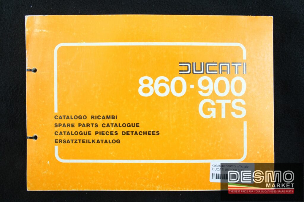 catalogo ricambi ufficiale DUCATI 860 900 GTS