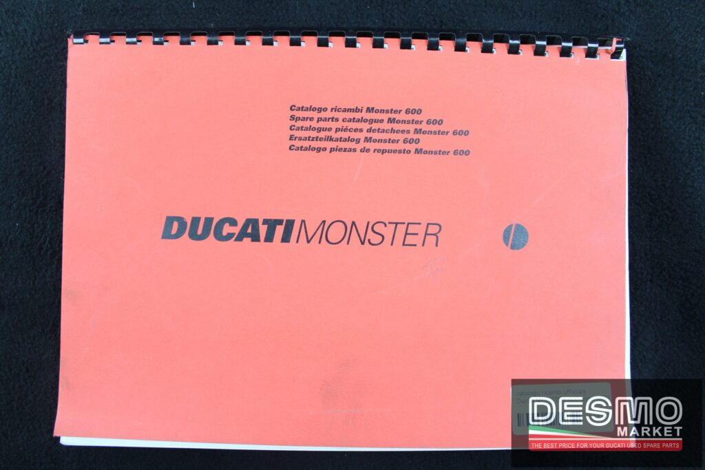 catalogo ricambi ufficiale Ducati MONSTER 600 anno 1998