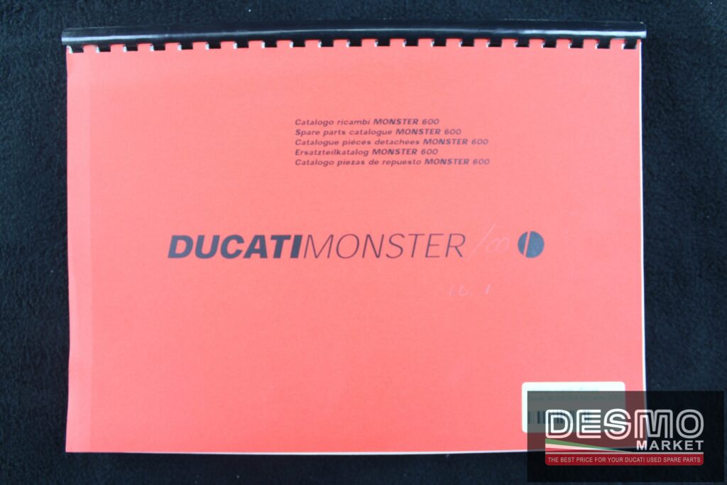 catalogo ricambi ufficiale Ducati MONSTER 600 anno 2000
