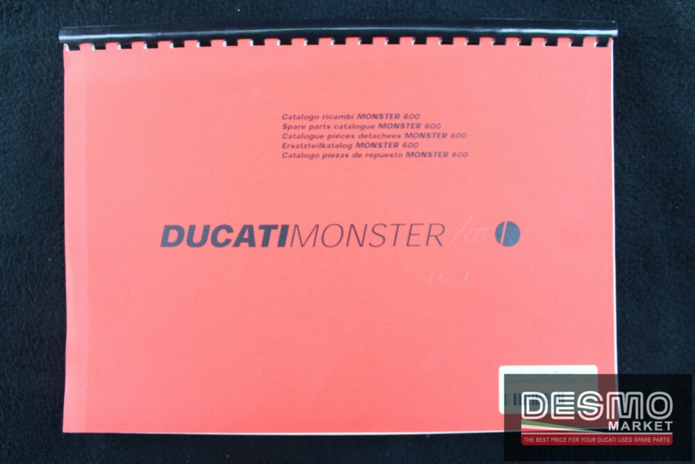 Official catalogue parts Ducati MONSTER 600 MY 2000