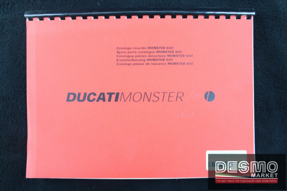 catalogo ricambi ufficiale Ducati MONSTER 600 anno 2000