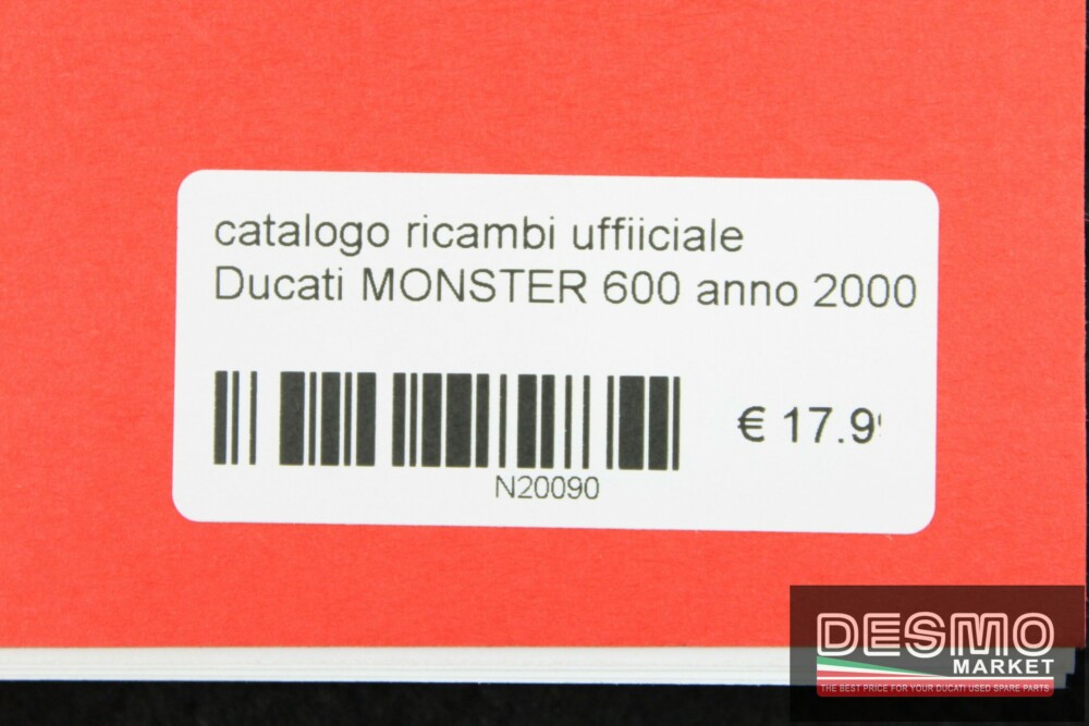 catalogo ricambi ufficiale Ducati MONSTER 600 anno 2000