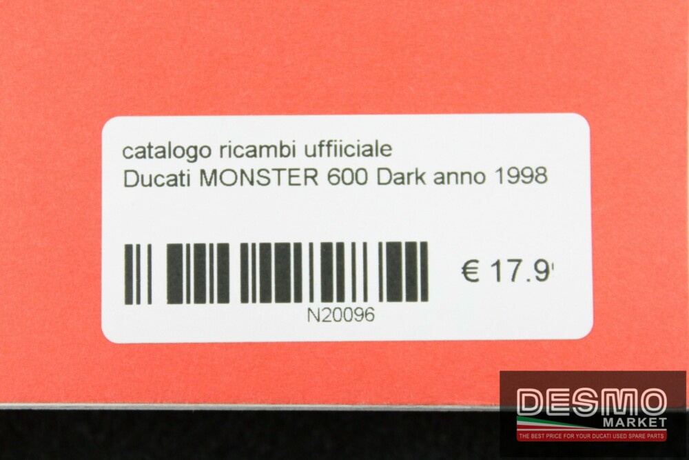 Official catalogue parts Ducati MONSTER 600 Dark MY 1998 - Image 4