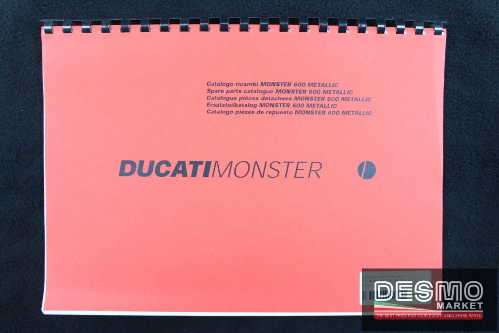 catalogo ricambi ufficiale Ducati MONSTER 600 METALLIC  i.e. 2001