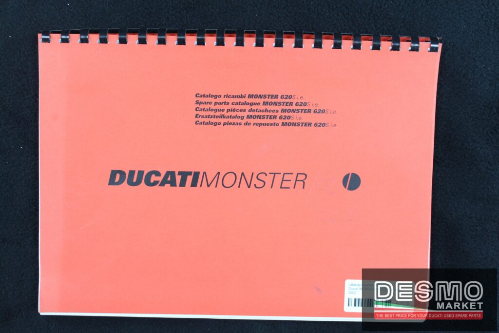 catalogo ricambi ufficiale Ducati MONSTER 620 S  i.e. anno 2002