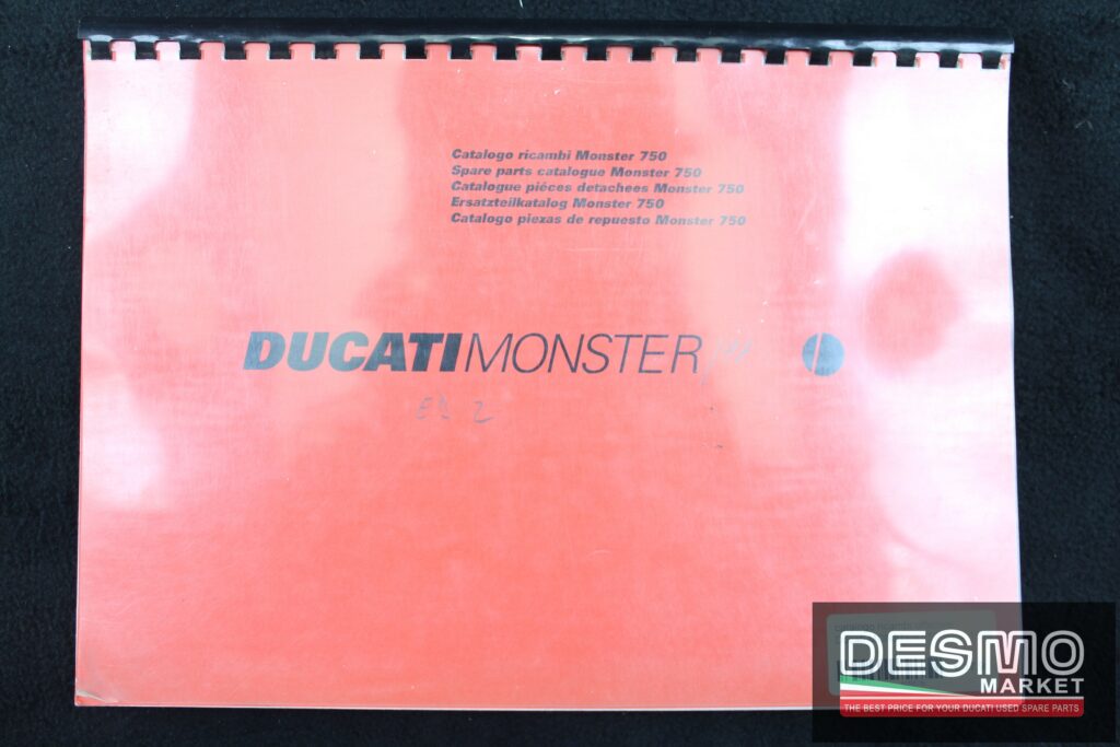 catalogo ricambi ufficiale Ducati MONSTER 750 anno 1998