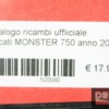 Official catalogue parts Ducati MONSTER 750 MY 2000 - Image 4
